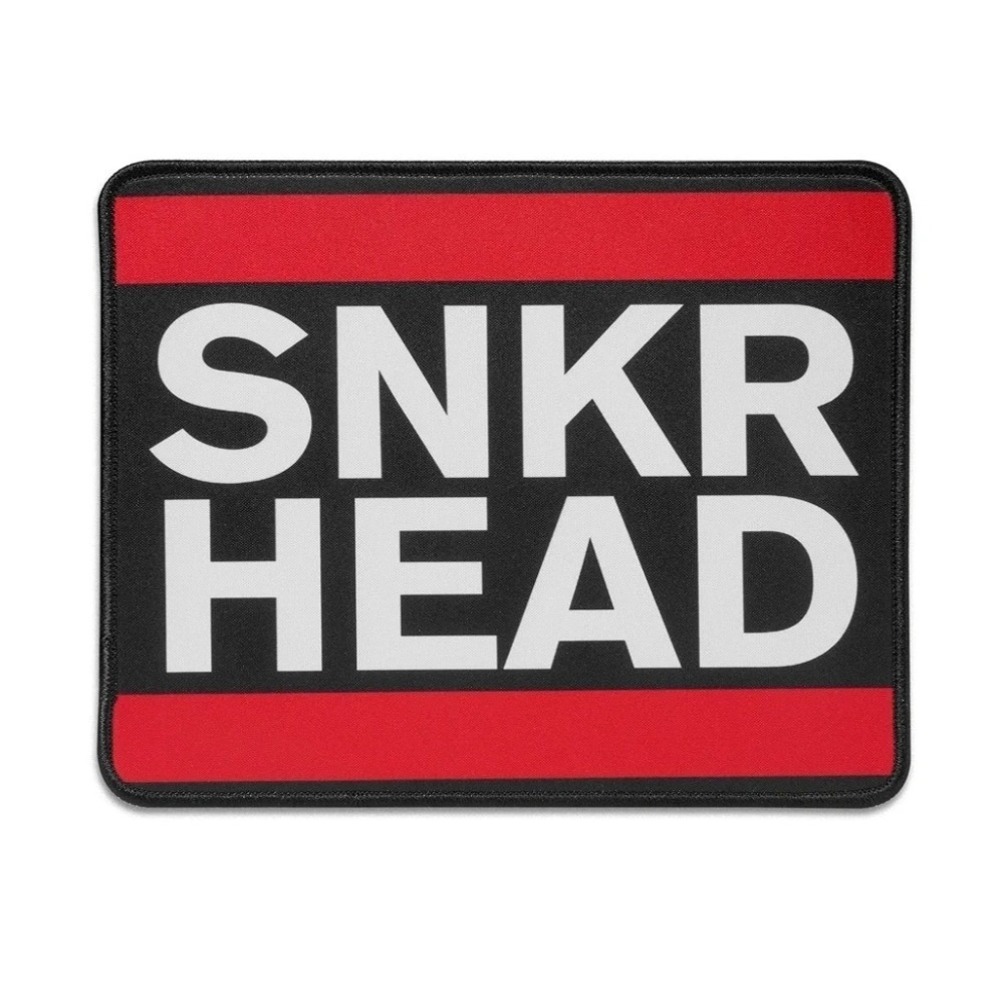 SNKR HEAD Mouse Pad Ultra Smooth Surface Washable Stitched Edges‎